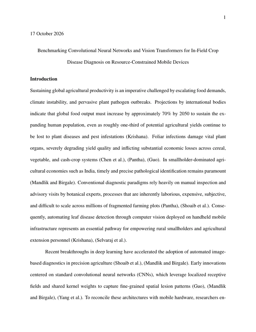 First page of a paper typeset in MLA format with the name, course and date block